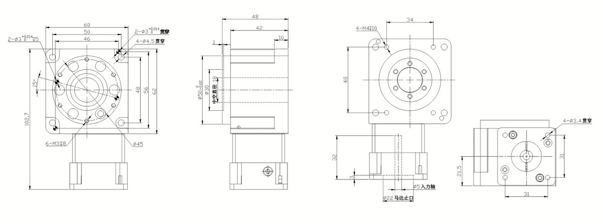 SHD60-30K海波齿旋转平台
