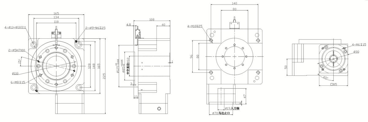 SHD165-30K海波齿旋转平台